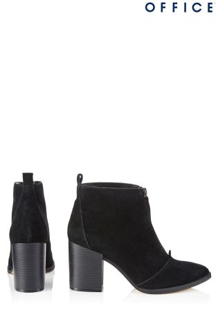 Office Zip Front Boots